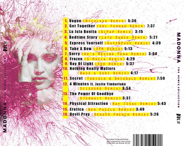 Madonna - Unreleased Remixes vol. 13 (Dj Service) CD – Borderline