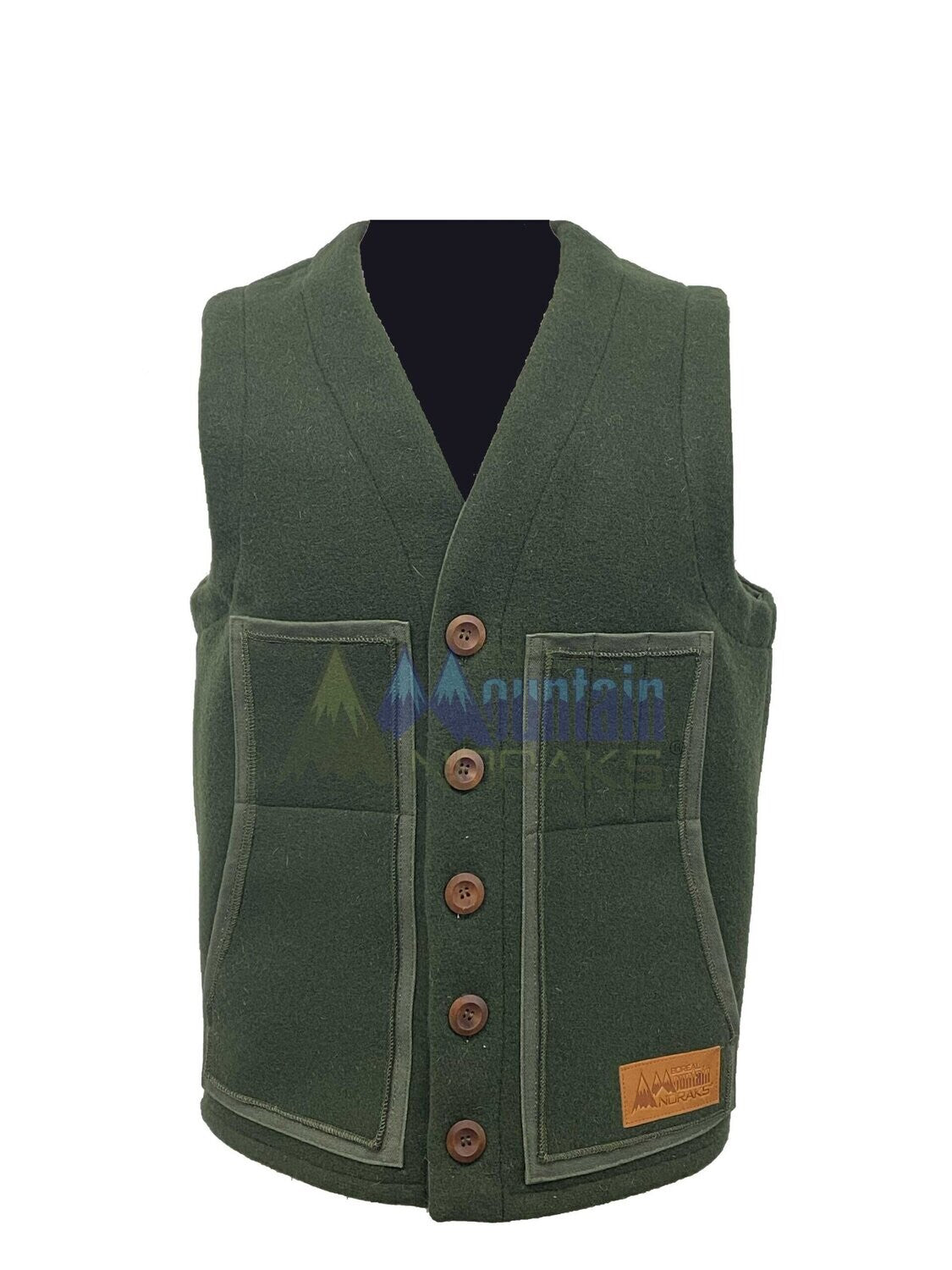 The Loden Green Vest | Boreal Mountain Anoraks