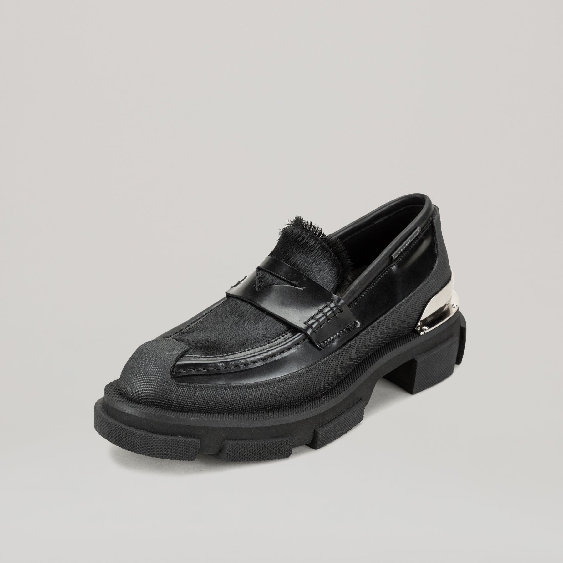 both - GAO LOAFER-BLACK/SILVER – both paris
