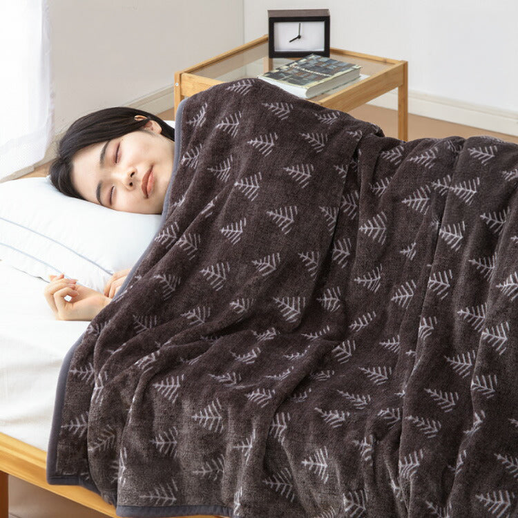 フランネル 掛け敷き電気毛布 188×130 節電 洗える 電気毛布 電気 毛布