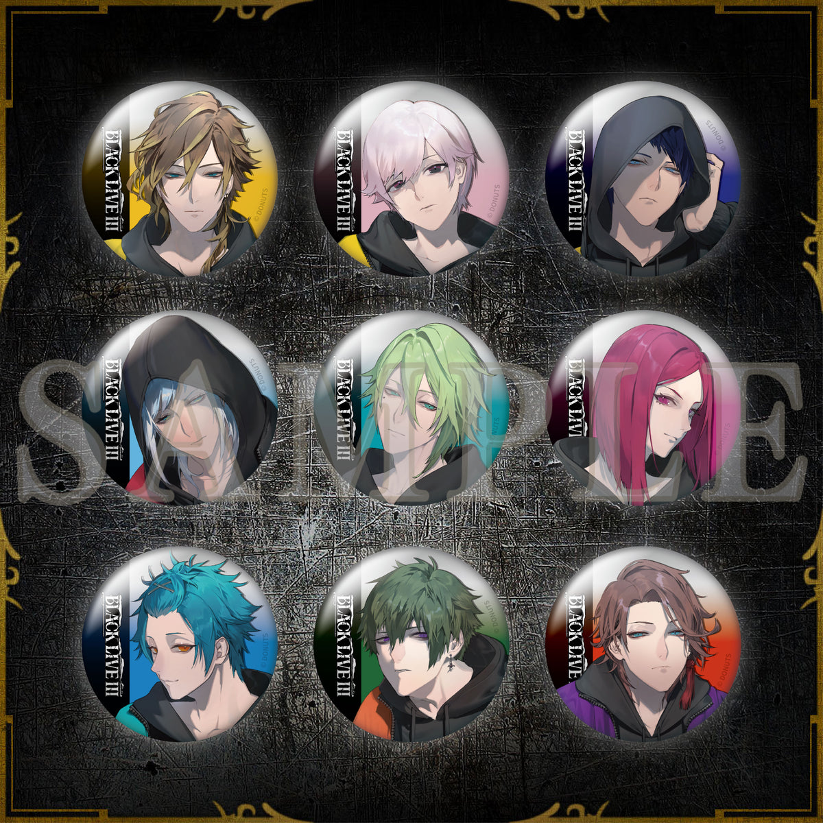 ブラックスター ブラスタ ソテツ 缶バッジ39個 推し活 ブラックスター