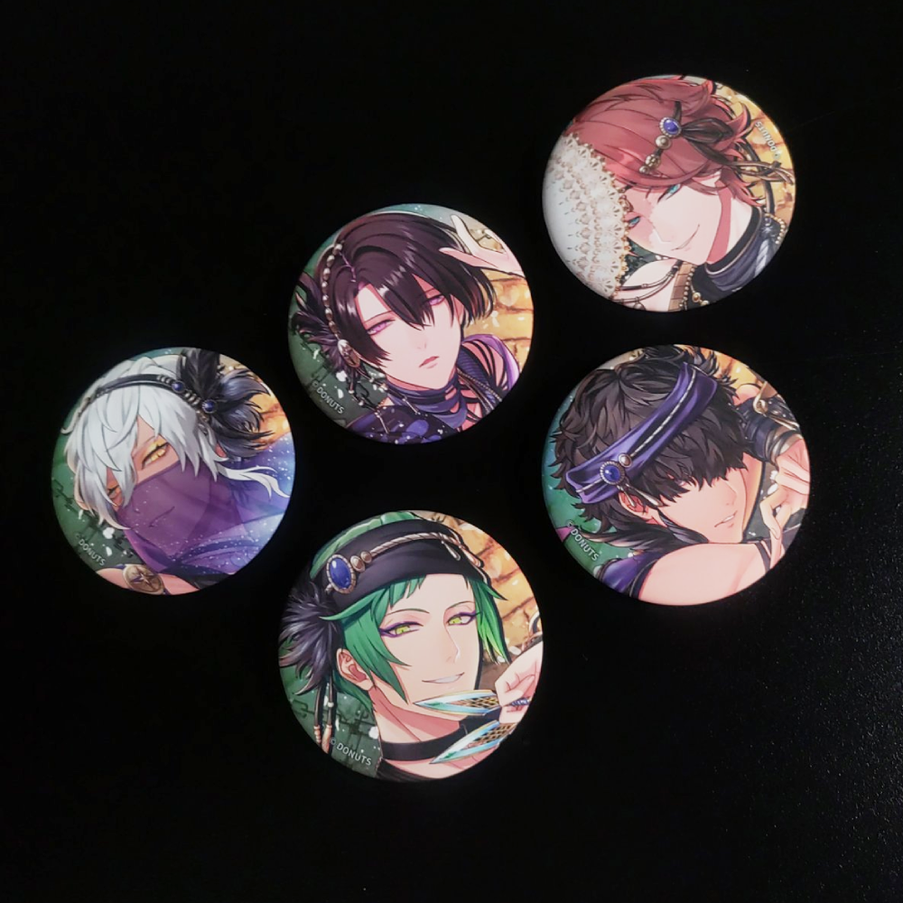 57mm缶バッジ 2周年衣装ver. – ブラックスター -Theater Starless