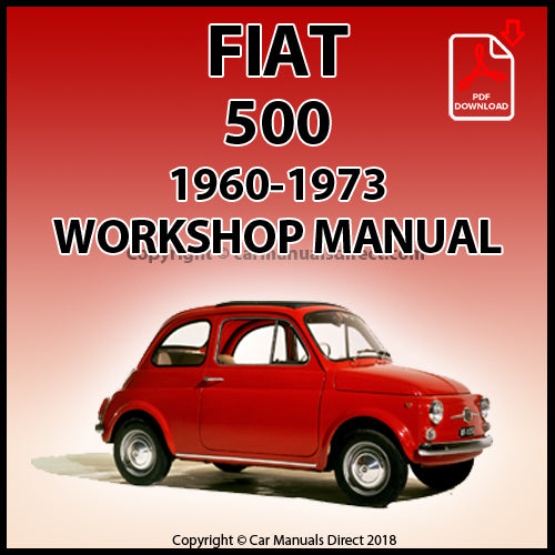 FIAT 500 1960-1973 Workshop Manual PDF | Sedan, Convertible