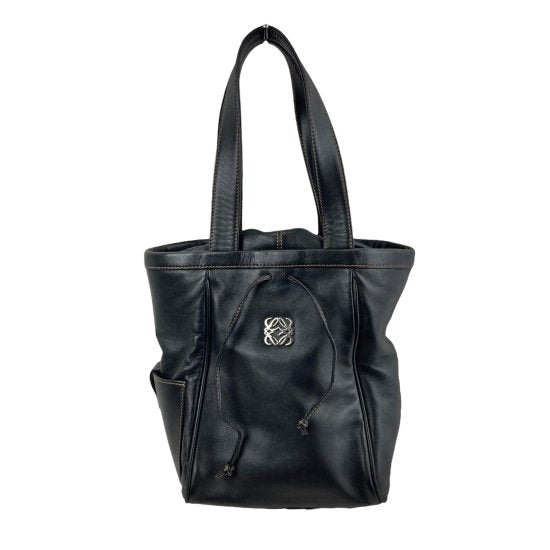 LOEWE ロエベ アナグラム レザー 巾着ハンドバッグ