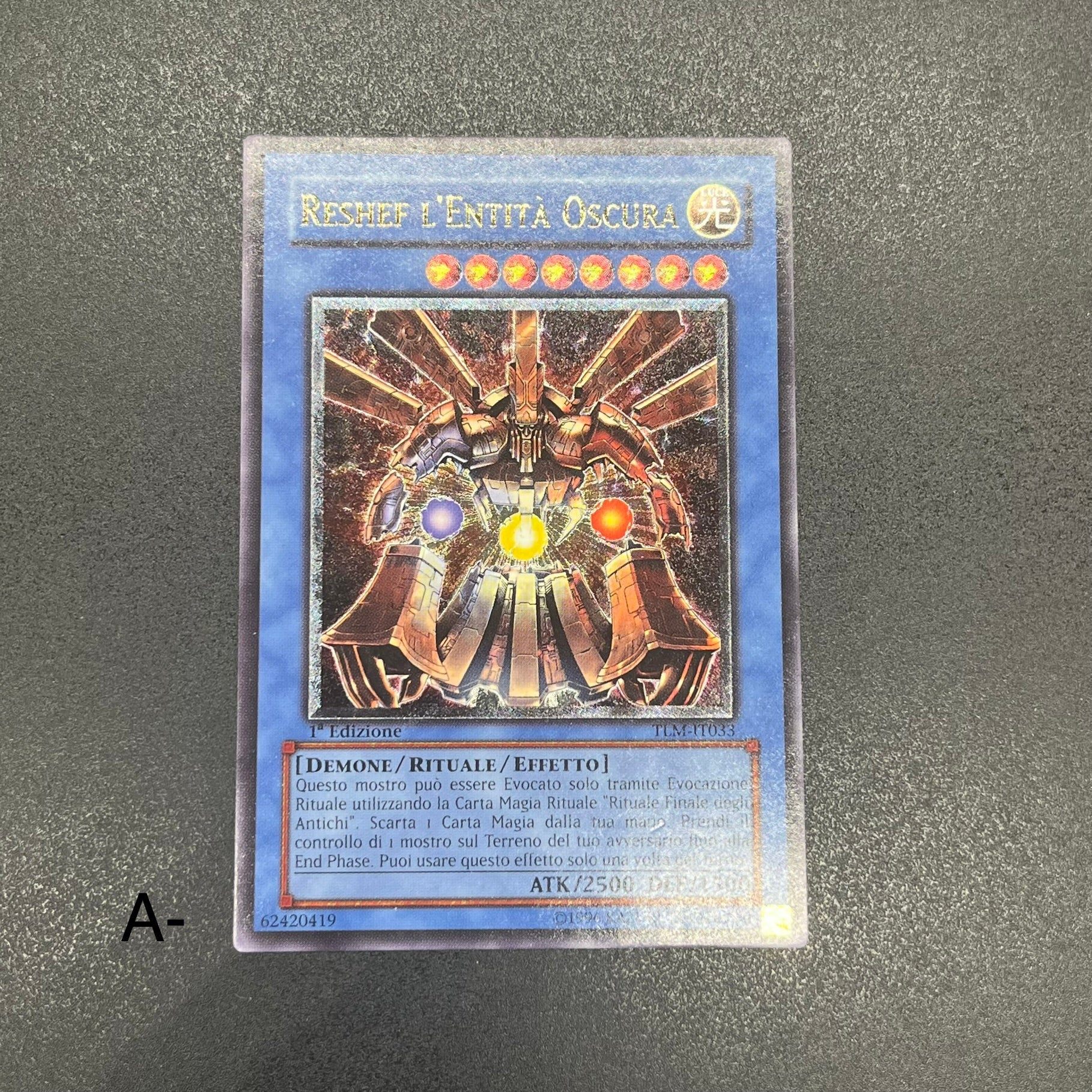 遊戯王 大邪神レシェフ/レリーフ/イタリア語/1st/EU版 – カード