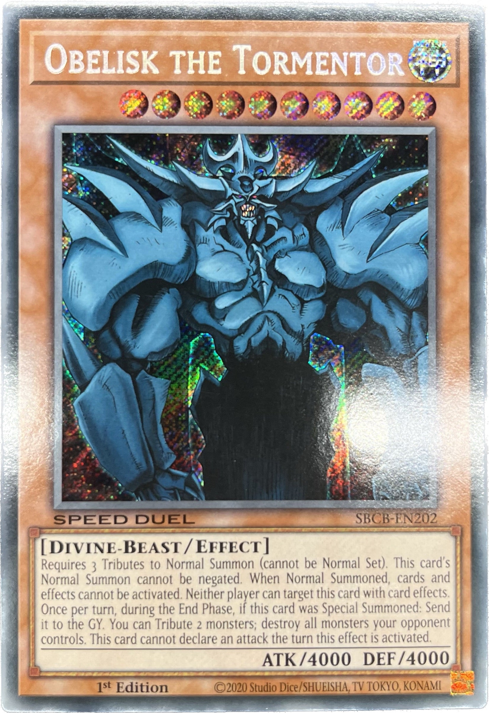 遊戯王 オベリスクの巨神兵/シークレット/英語/1st – カードショップ