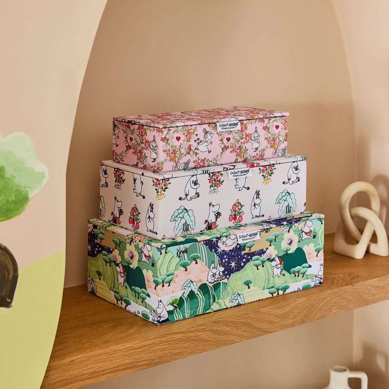 ムーミン ストレージ ボックス 3個セット | Cath Kidston 日本公式
