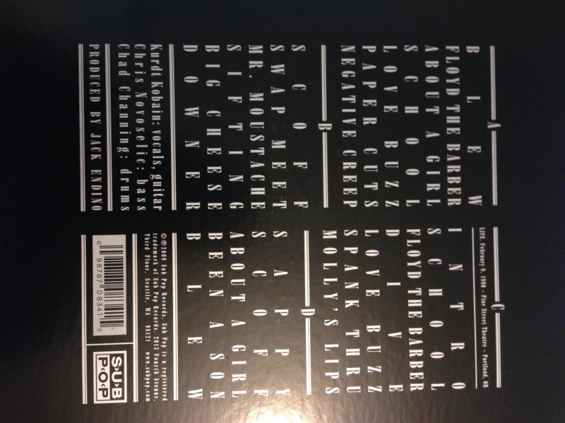 Bleach / Nirvana - Ythe Records (レコードとCDの日々)