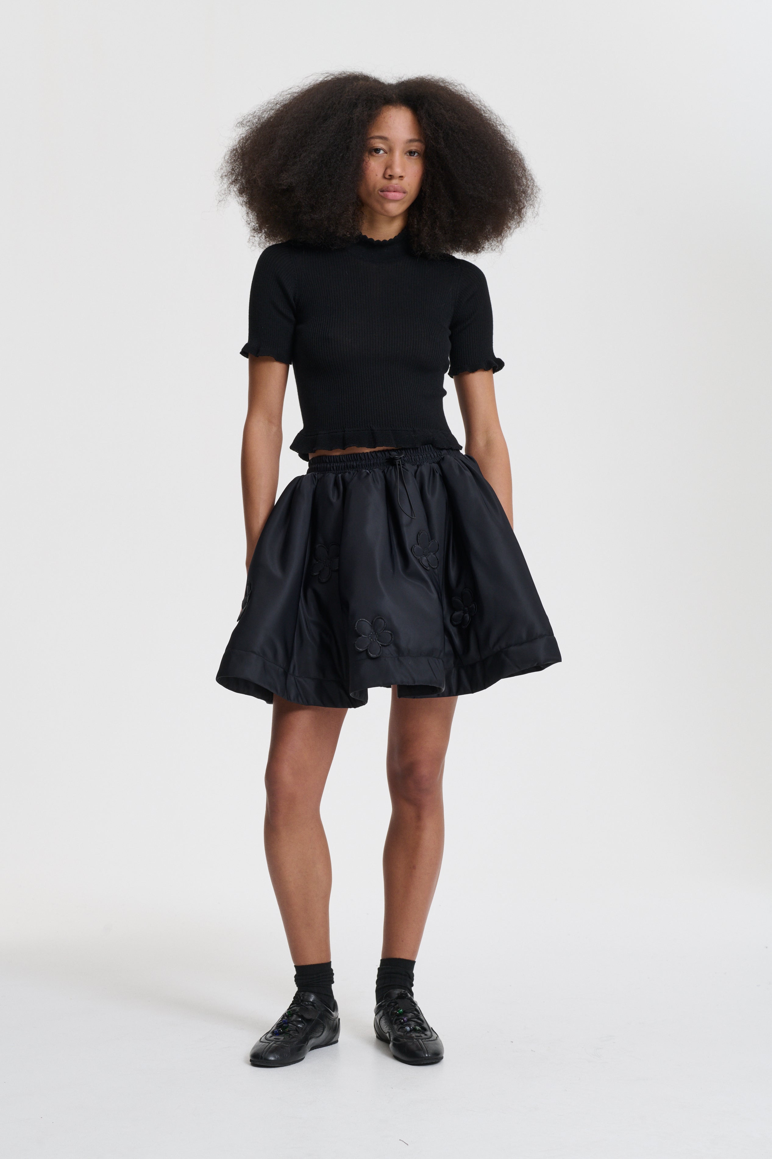 BENTLEY | TOP SEAMLESS MERINO BLACK