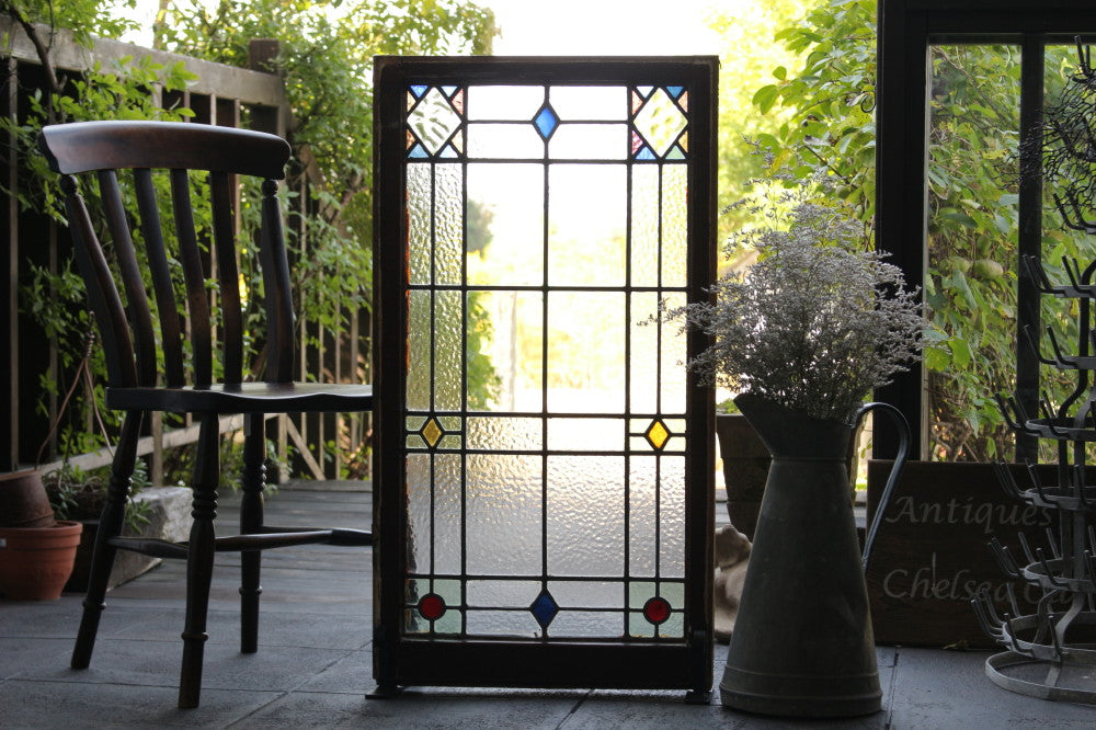 12S-21 アンティークステンドグラス/1920-1930/イギリス/英国 8s-52