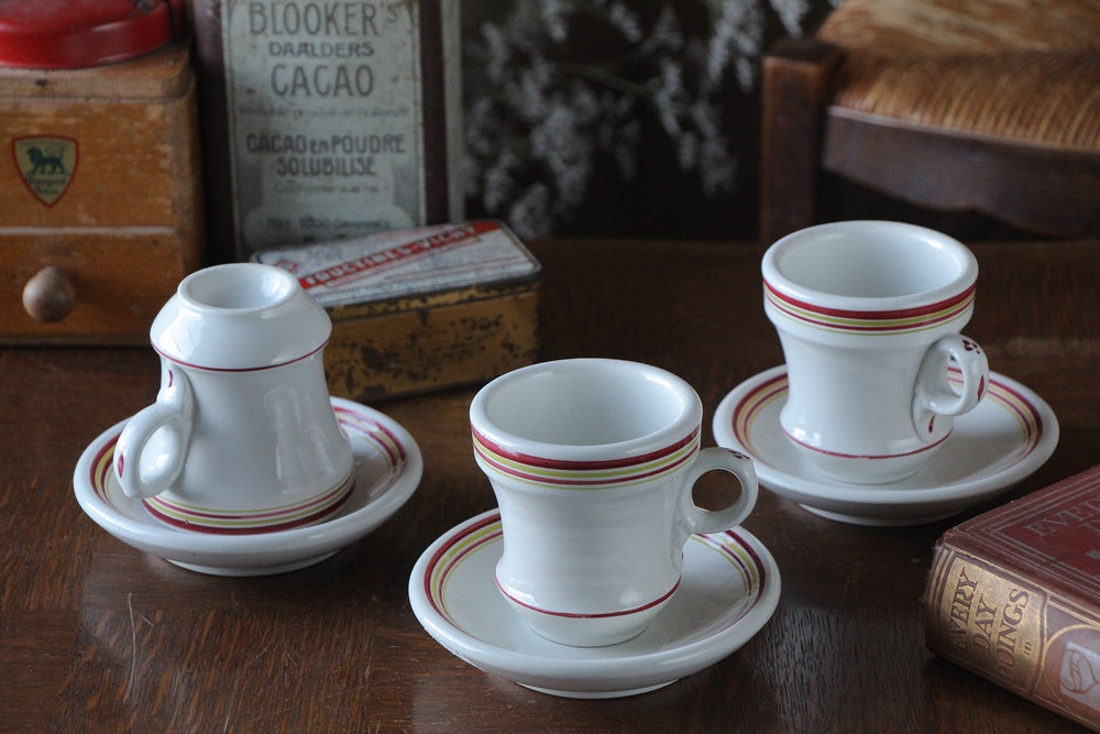 ラスト1客！レアなブリュロカップ＆ソーサー フランスアンティーク食器