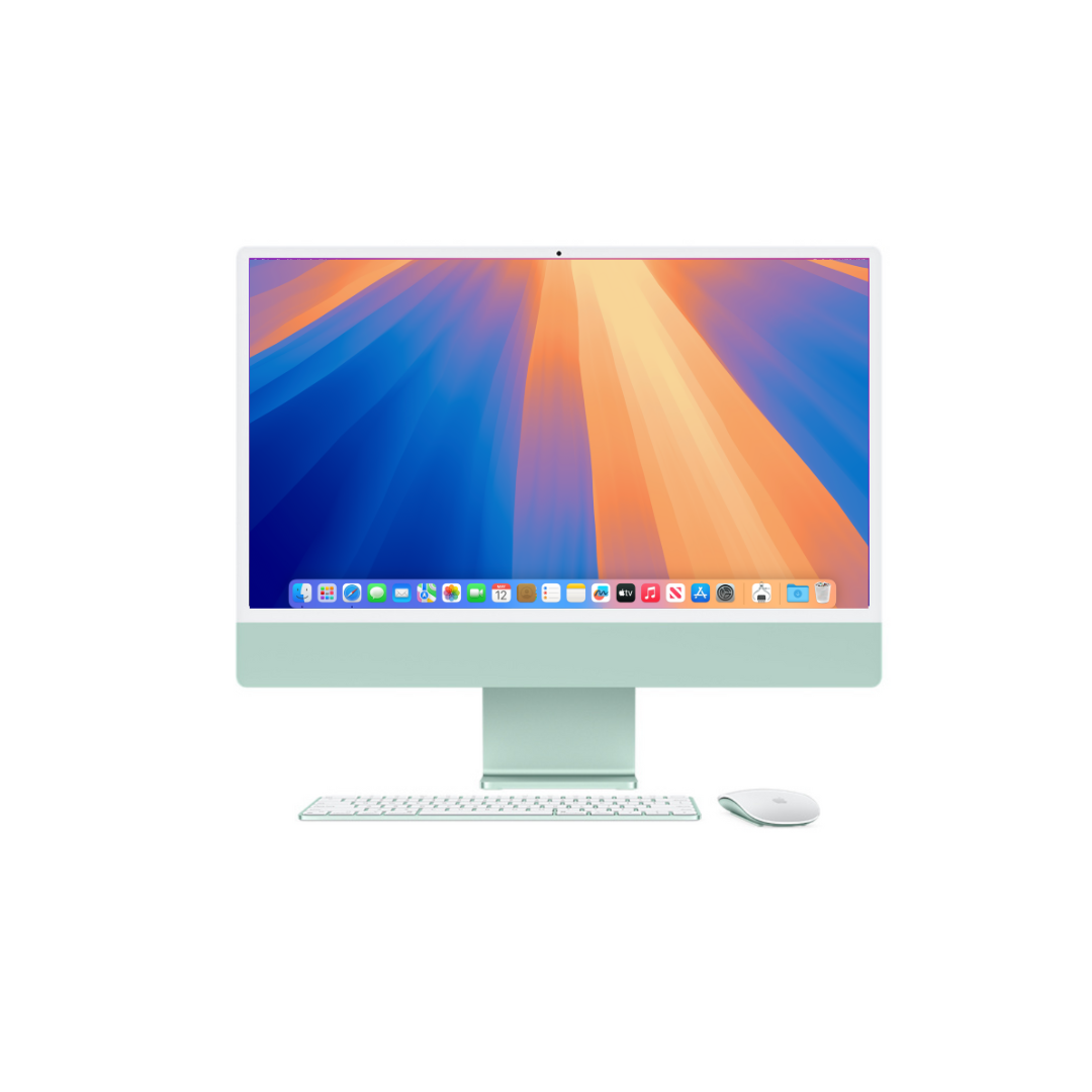 iMac 24 inch M1 (2021 Green) 8gb, 256GB, 7-Core GPU – Cheshire Macs