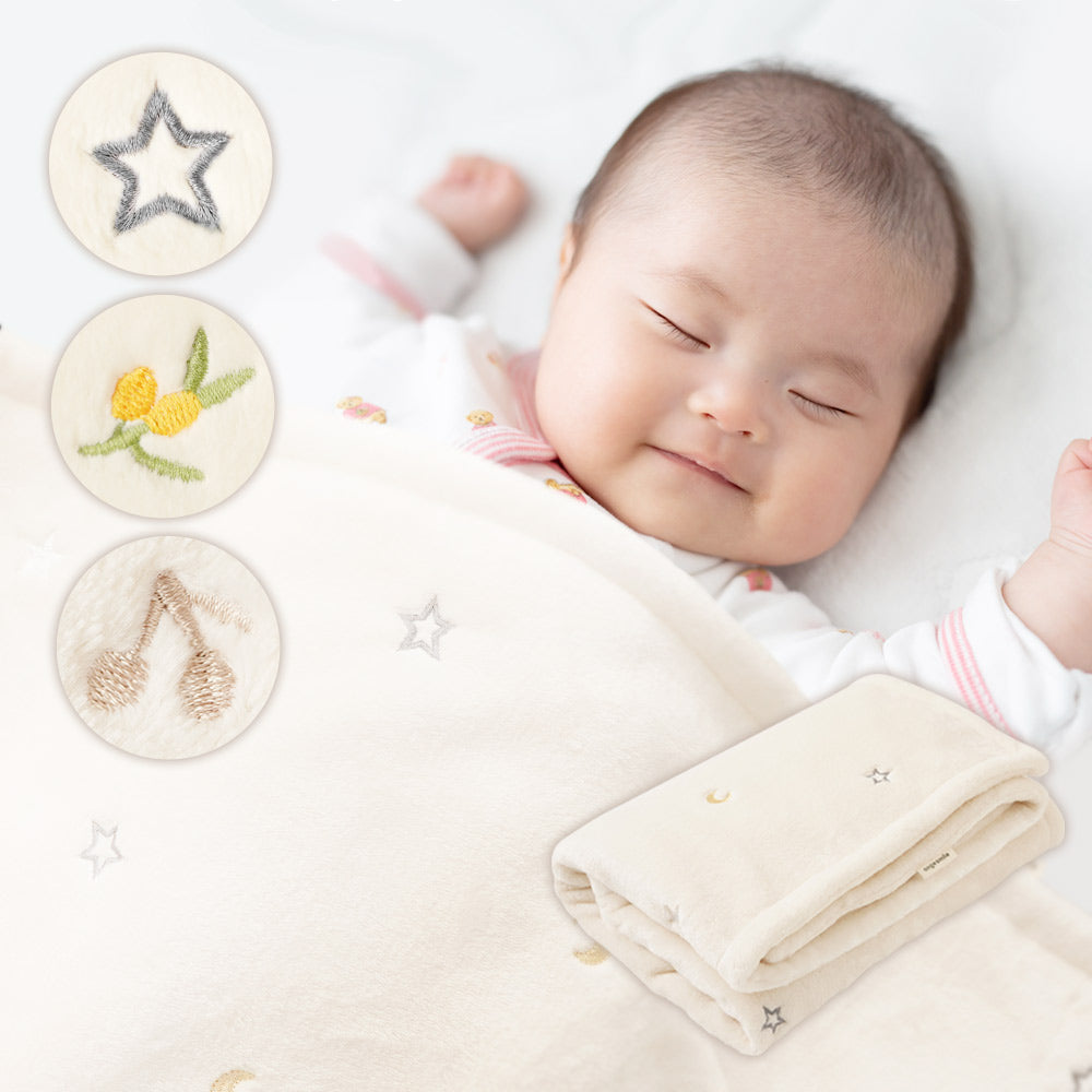 ちゃいなび ベビー ブランケット ひざ掛け ベビー毛布 サイズ 100×70cm