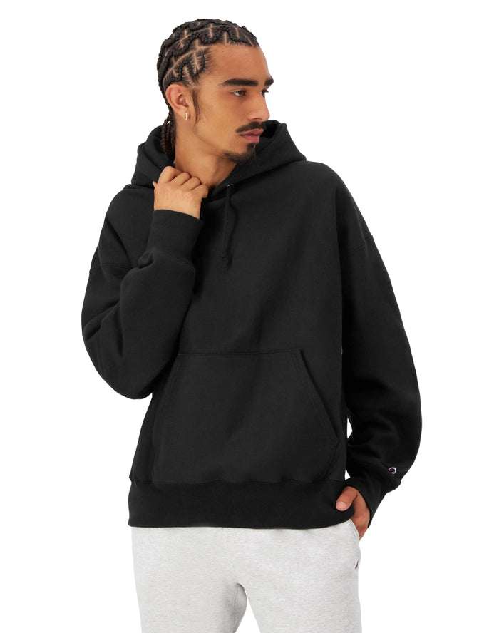 Men's Champion Reverse Weave Arena Hoodie Black | Chicago City Sports