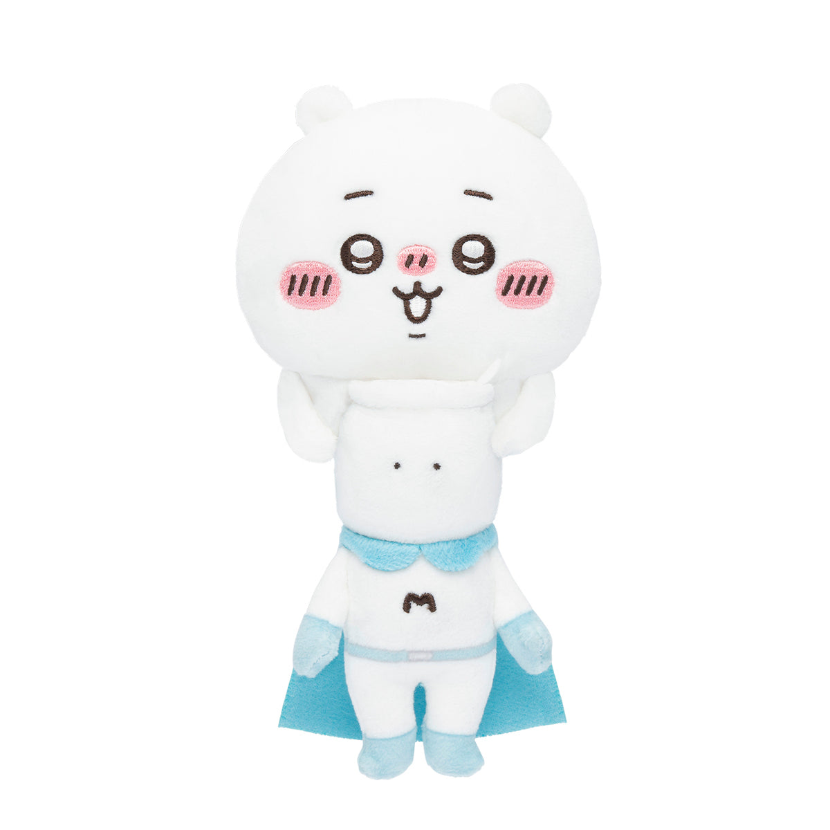 ちいかわ デスクトップから見守るひっかけぬいぐるみ（むちゃうマンと