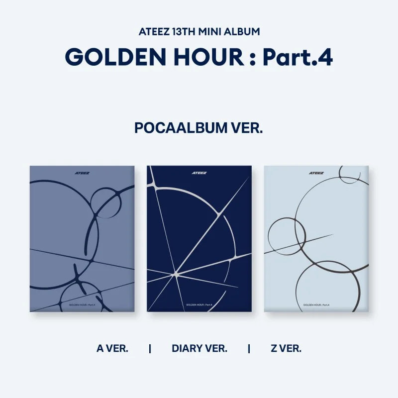 ATEEZ 13th Mini Album - GOLDEN HOUR : Part 4 (Poca Album Ver