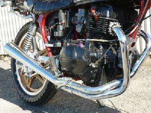 CB250/400T用クロスメガホン管