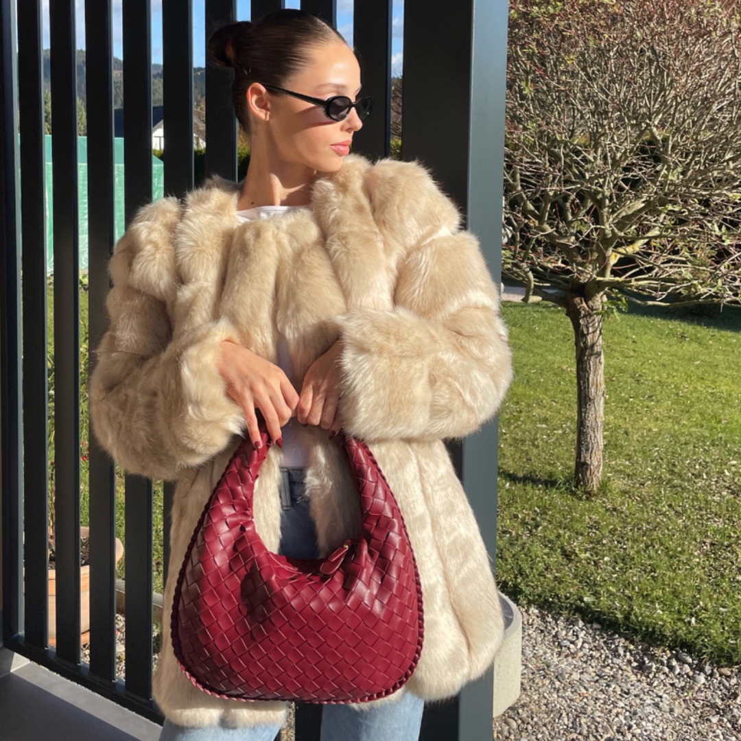 Anastasia Mini Tote Red Wine – Classique Carries