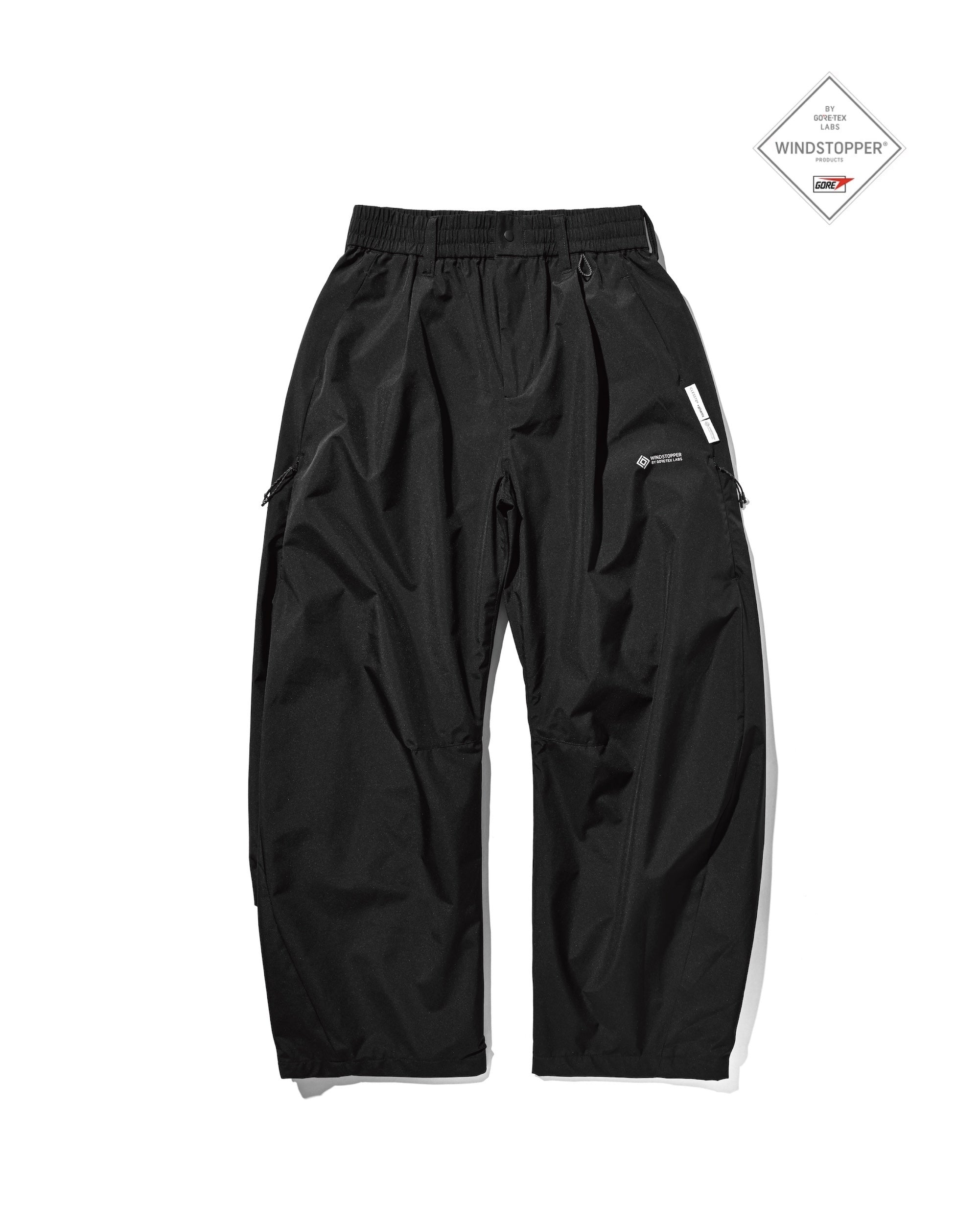 phenix WINDSTOPPER® by GORE-TEX LABS CITY BARREL LEG PANTS (BLACK)