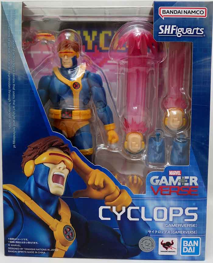 X-Men 6 Inch Action Figure S.H. Figuarts - Cyclops (Gamerverse