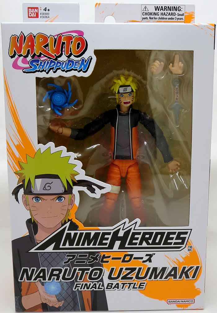 Naruto Shippuden 6 Inch Action Figure Anime Heroes - Naruto Final