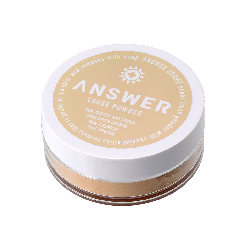 石鹸で落とせるルースパウダー（オークル）｜ SPF20｜肌のくすみを