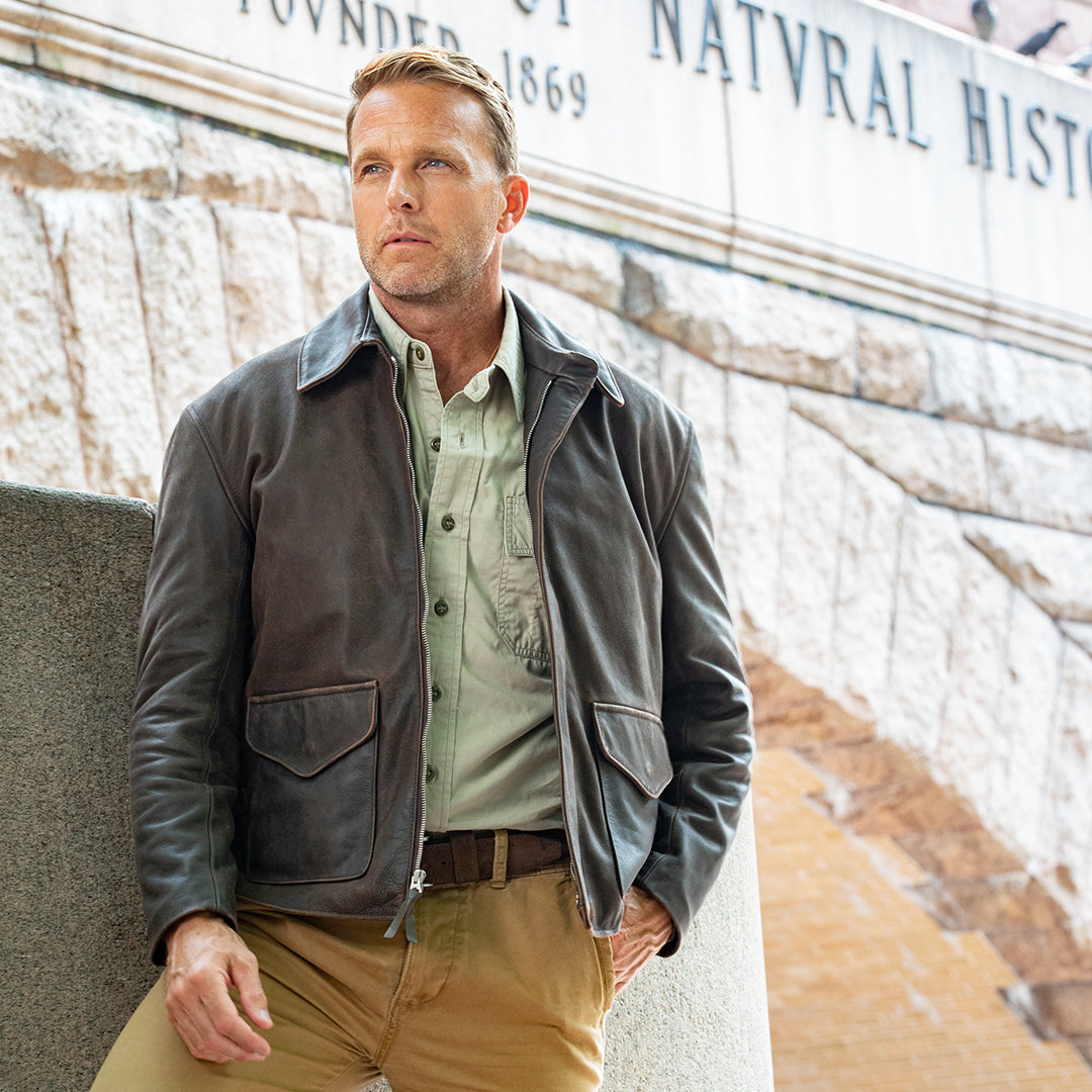 Explorer Jacket | Leather Adventure Jacket | Cockpit USA
