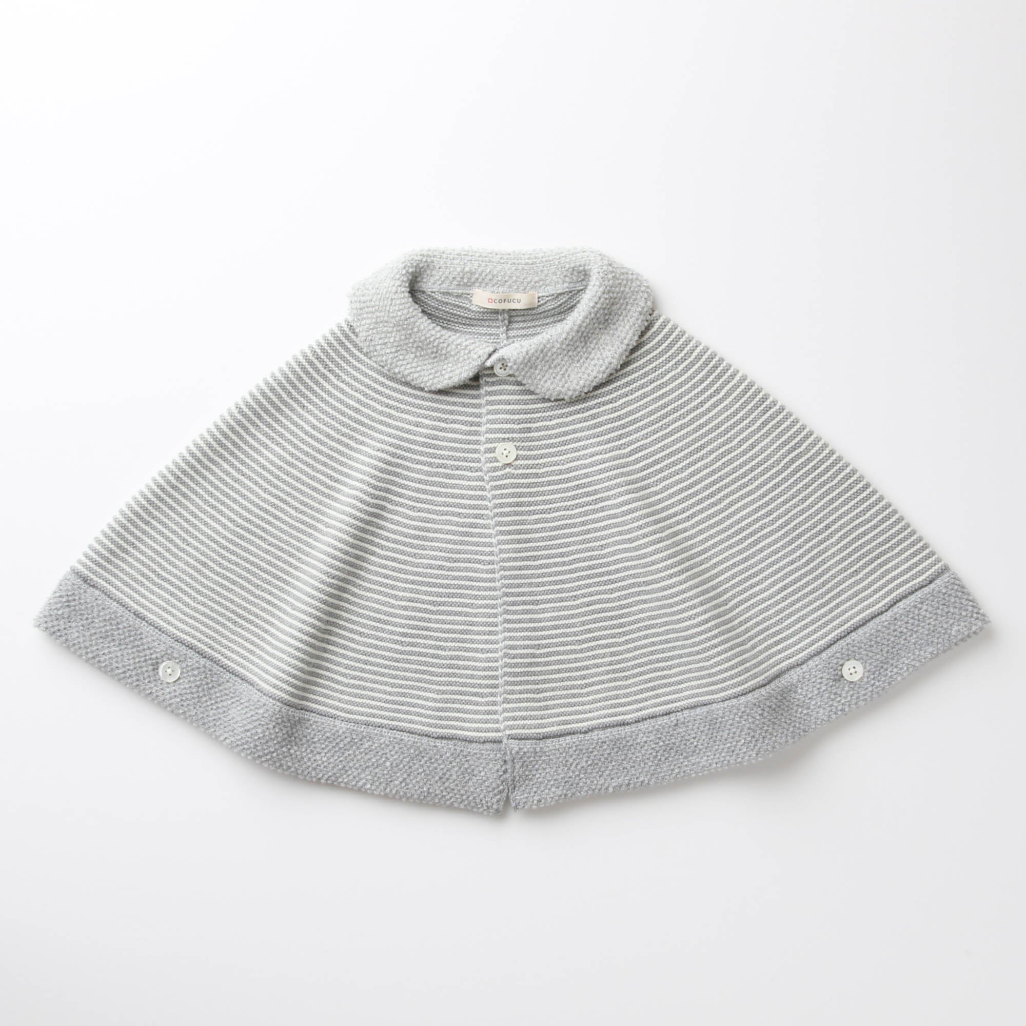 ウインザーオパールケープ（オフ白×グレー）