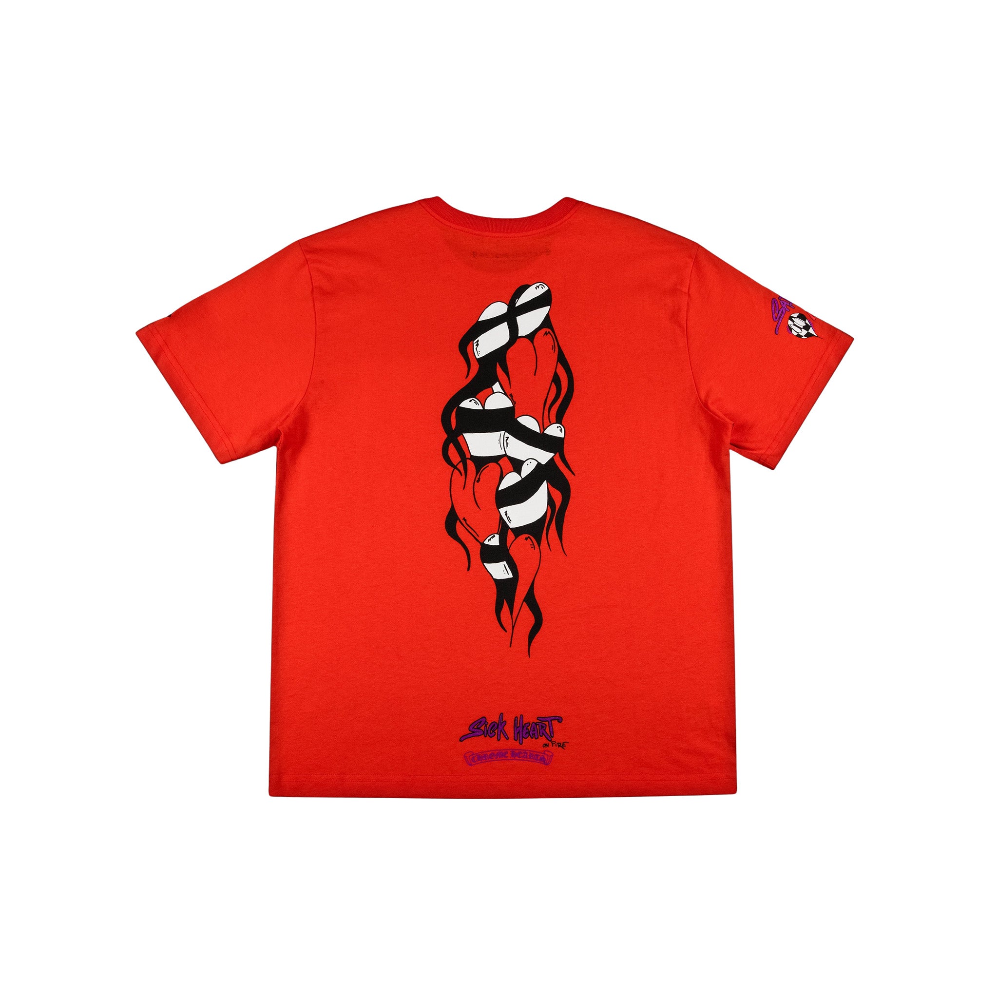 Chrome Hearts Matty Boy Sadistic Lipstick T-shirt Red – Common Hype