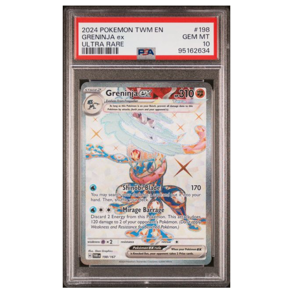 Greninja ex #198 - PSA 10 - Twilight Masquerade – Collectors Row