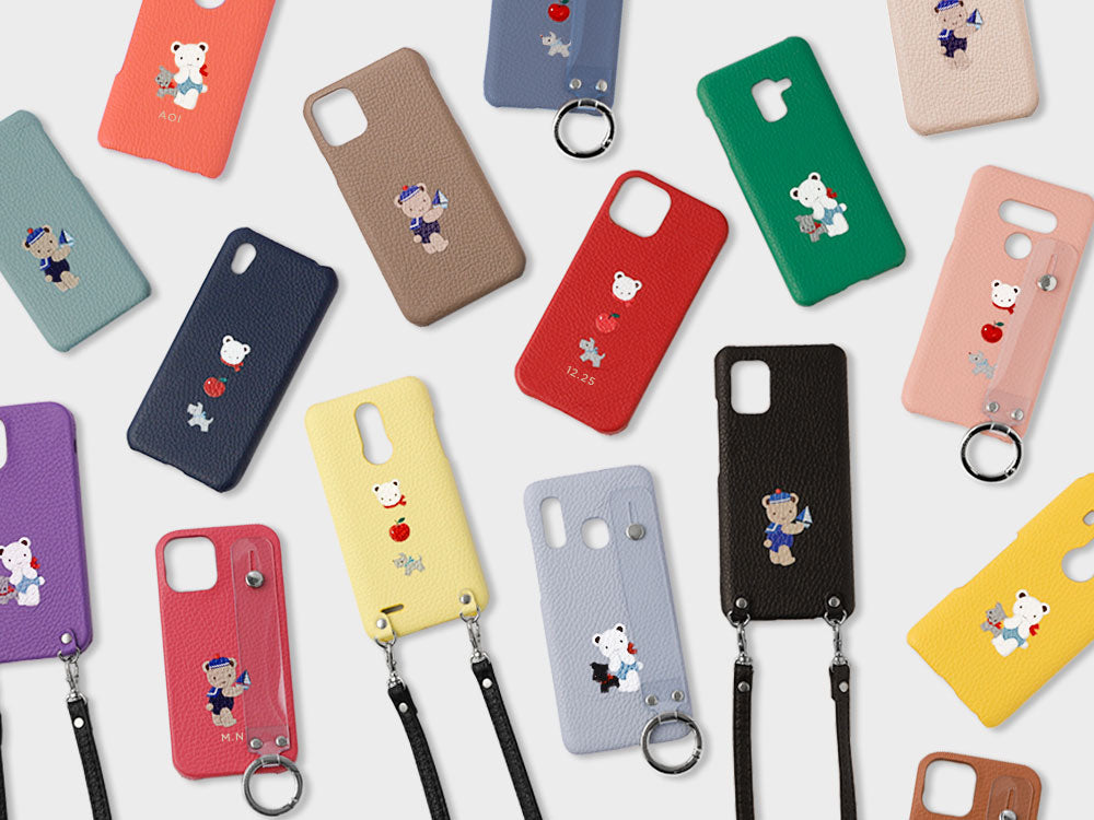 全機種対応！familiarデザインモデルのカスタマイズスマホケースが