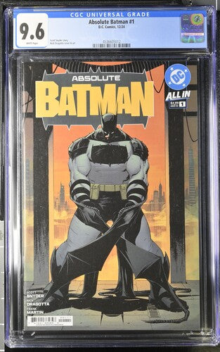 Absolute Batman #1, CGC 9.6 – Covert Comics and Collectibles