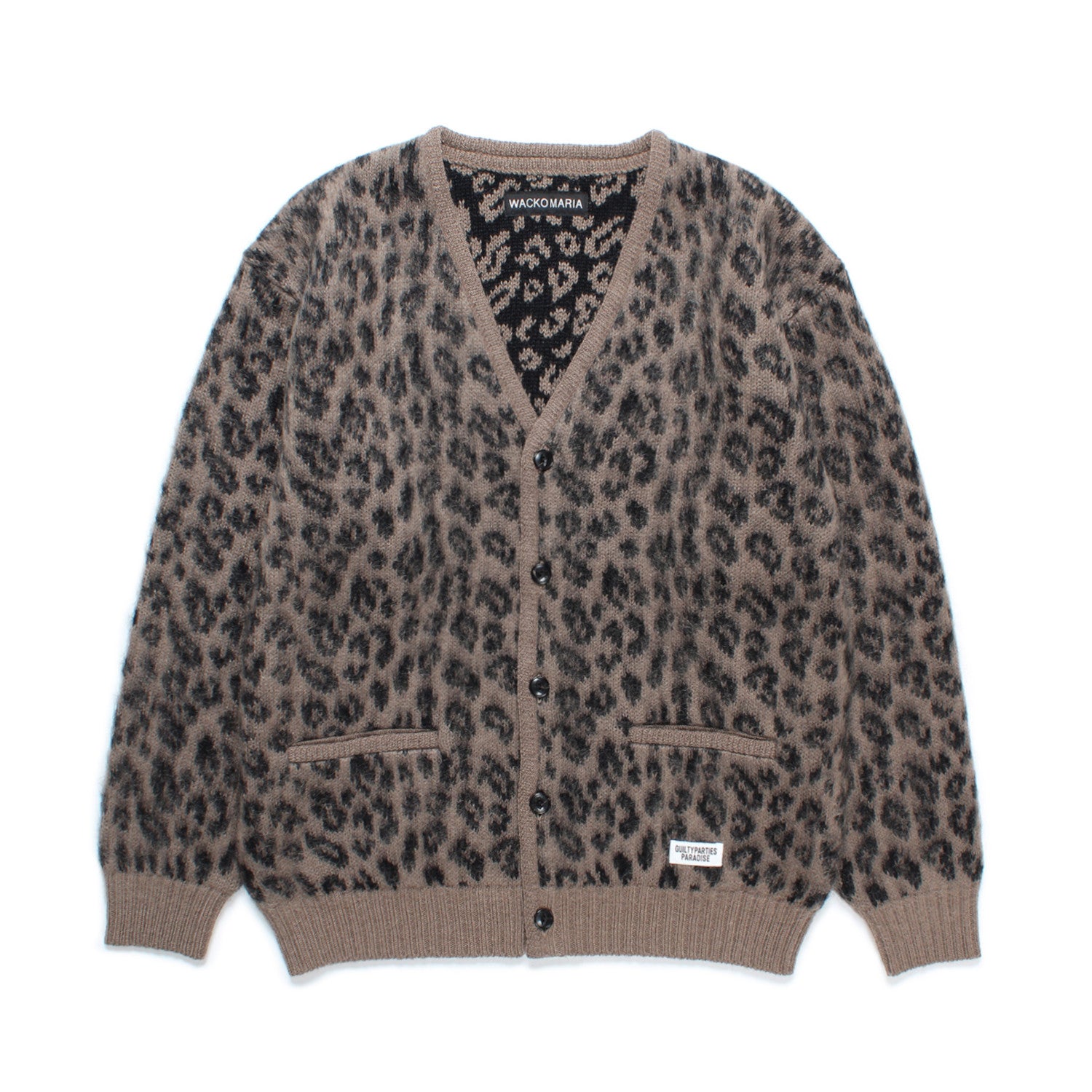 レオパードヘビーモヘアニットカーディガン 24FW-WMK-KN10
