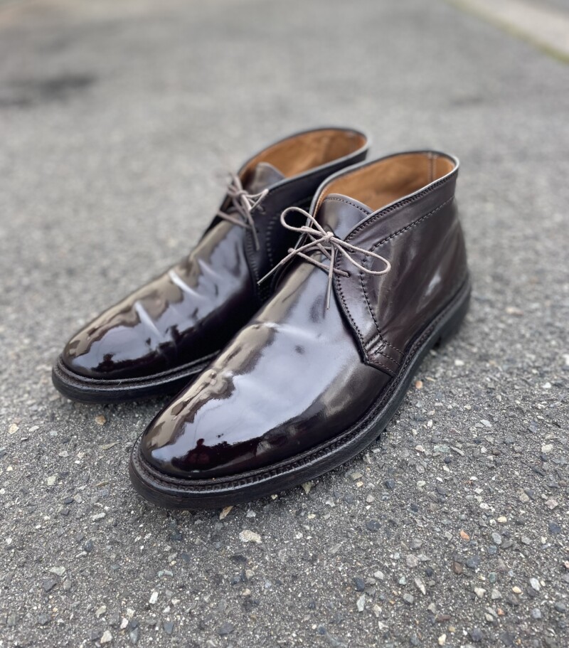 オールデン1357コードバンチャッカブーツのクリーニング