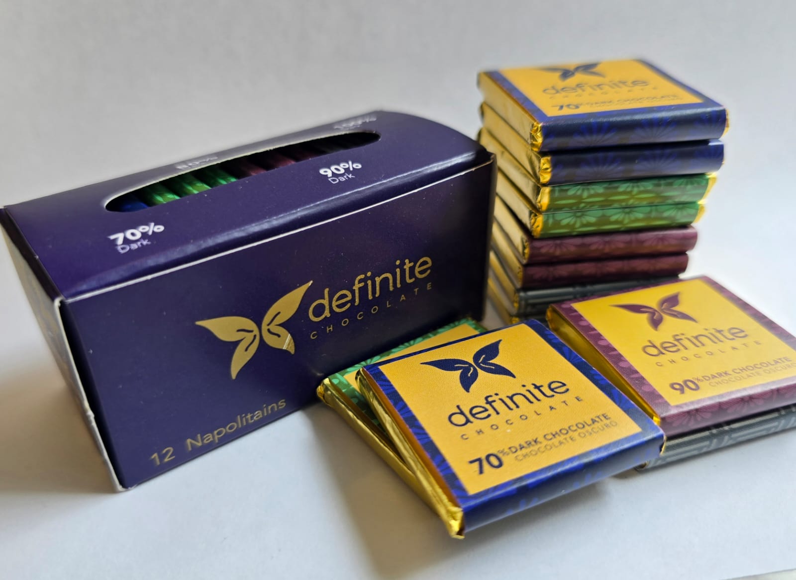 Single-Origin Dark Napolitain Tasting Box – definite chocolate