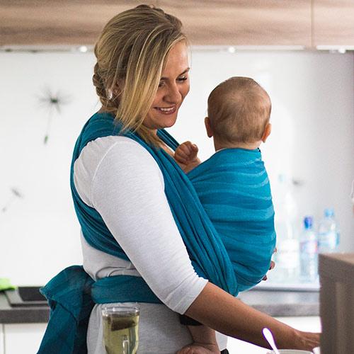 ベビーラップ 新生児から体重制限がなく抱っこやおんぶ紐に使える