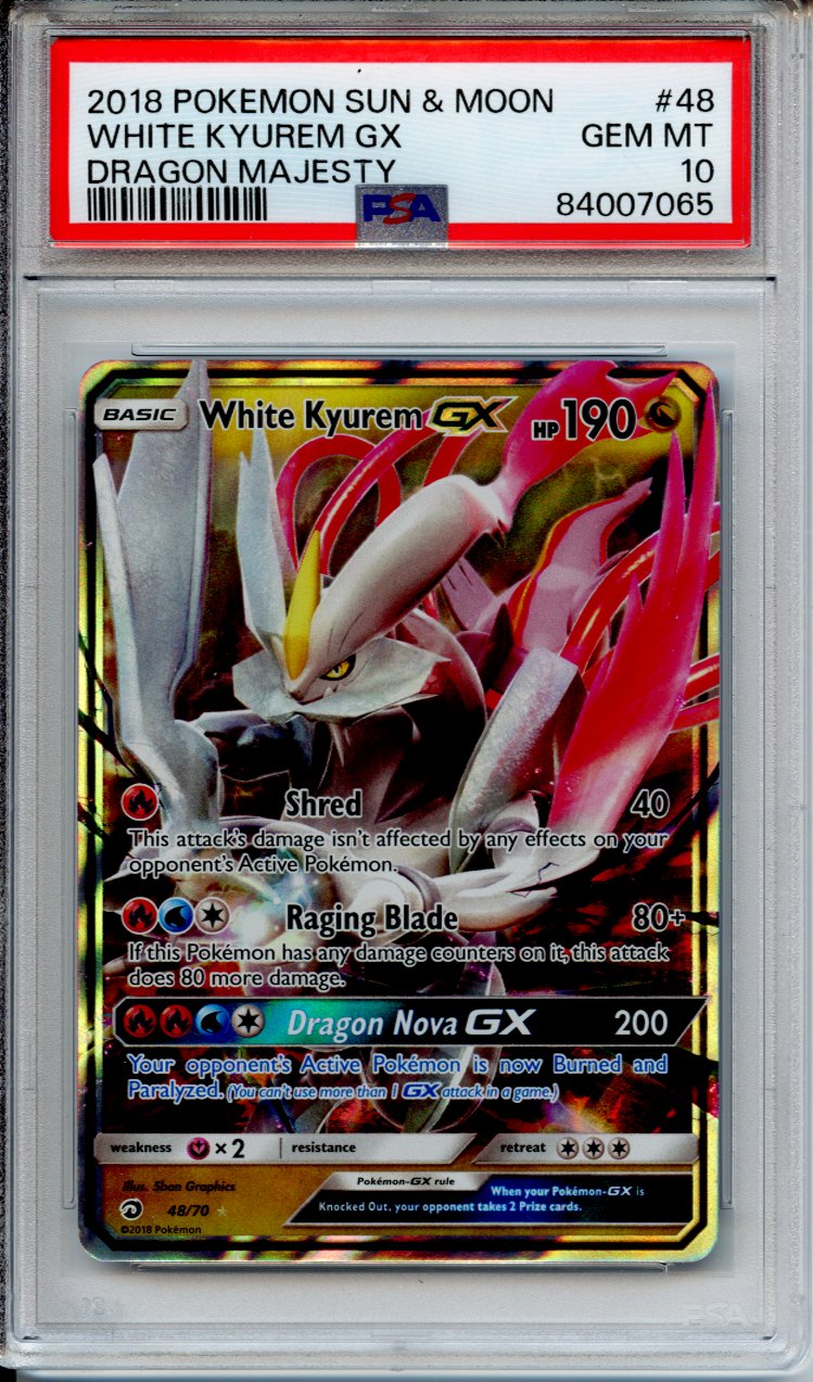Pokemon Graded: White Kyurem GX PSA 10 – Double Infinity Gaming