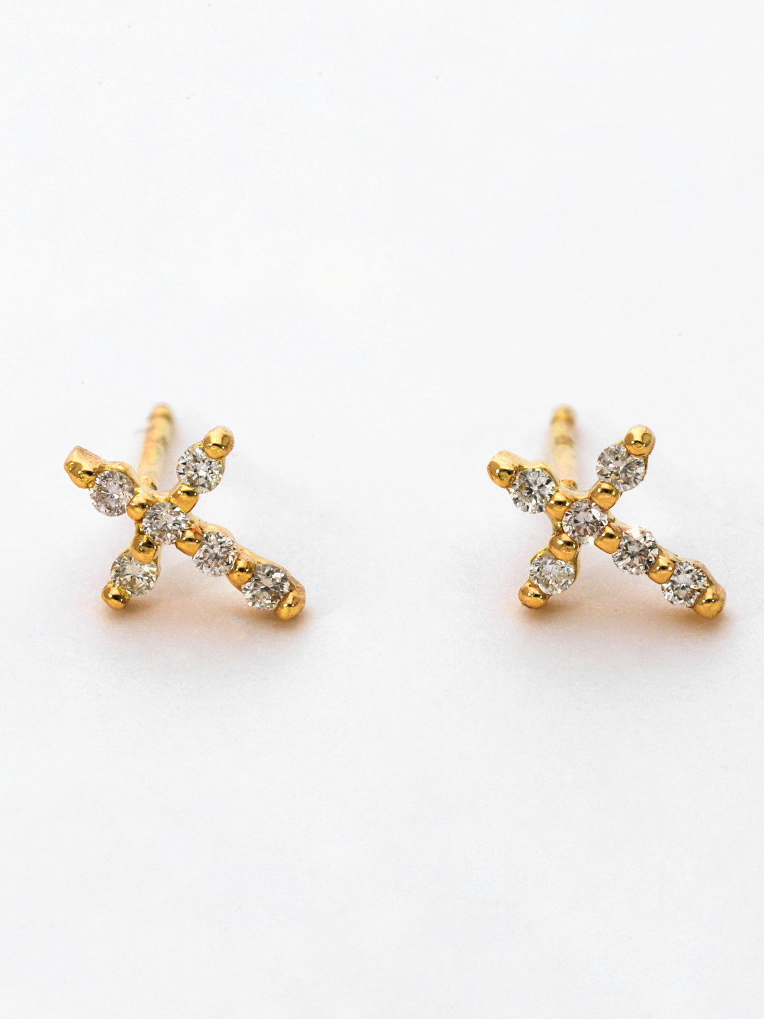 K18・プチクロスピアス/片耳 – ex'position