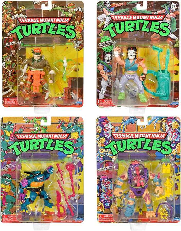 TMNT - Classic Mutants 4 Pack - Classic Playmates – eCollectibles