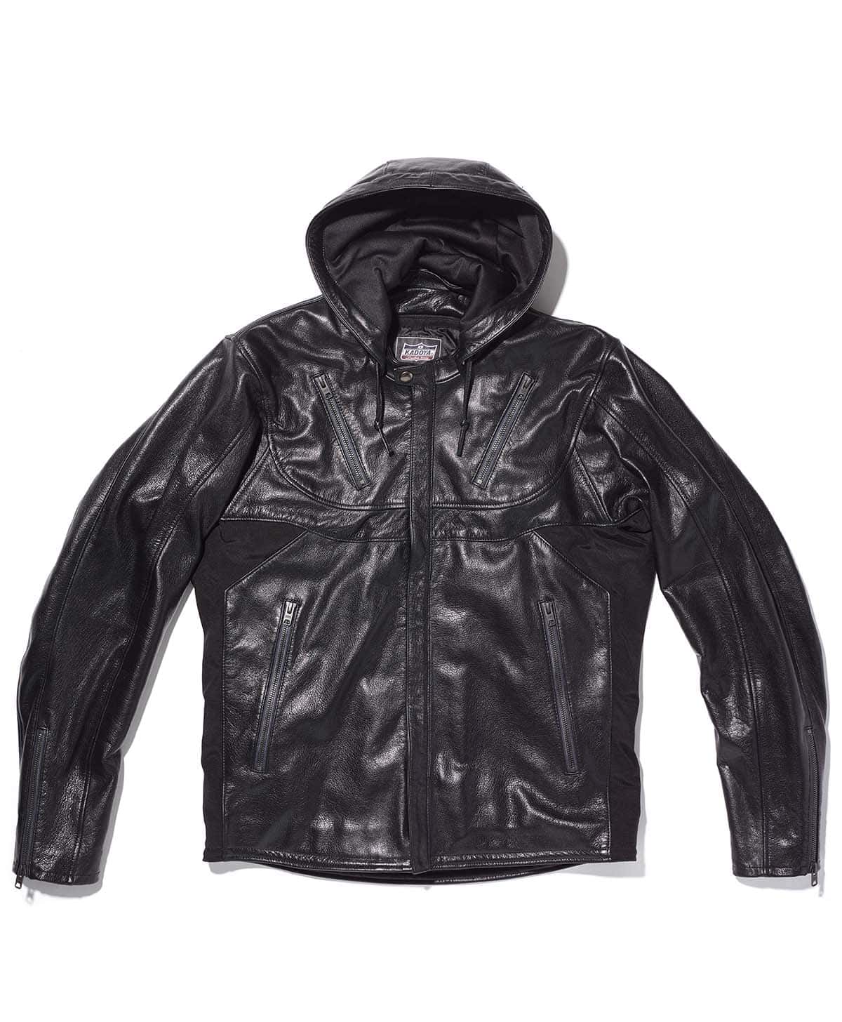 革ジャン フードレザージャケット｜カドヤ公式オンラインショップ｜U