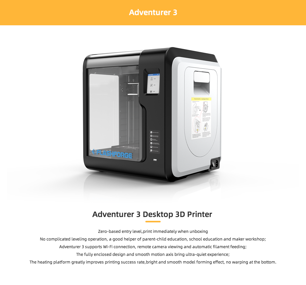 FlashForge Adventure 3 FDM 3D Printer – The 3D Printer Store
