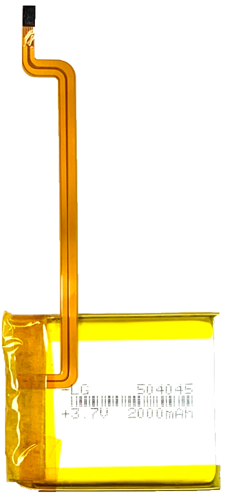 2000mah 'Square' Model Extended Capacity Lithium-Ion Polymer