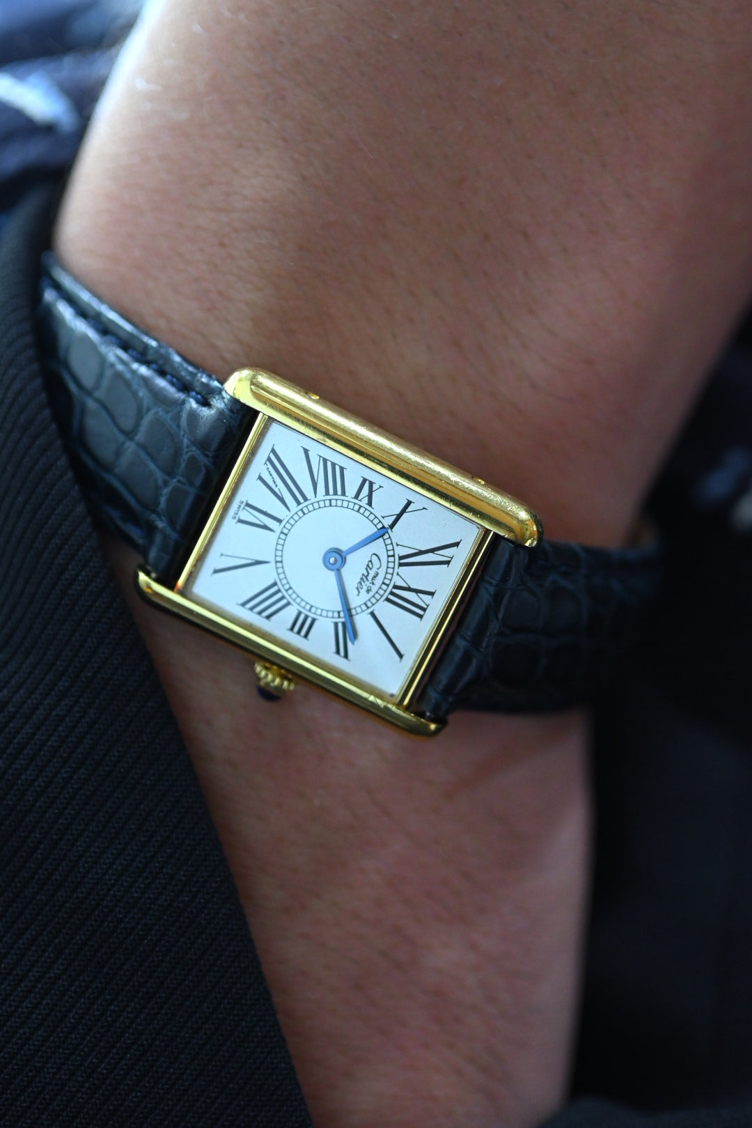 CARTIER カルティエ マストタンク LMサイズ オパラン クォーツ