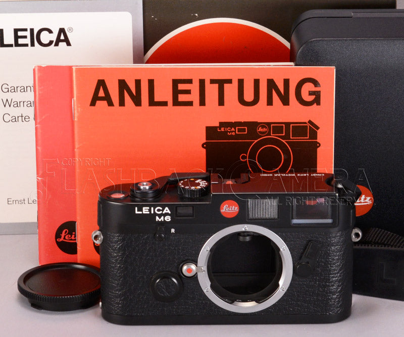 M6 ビッグネーム 希少品 付属品完備 ブラッククローム ライカ LEICA M6
