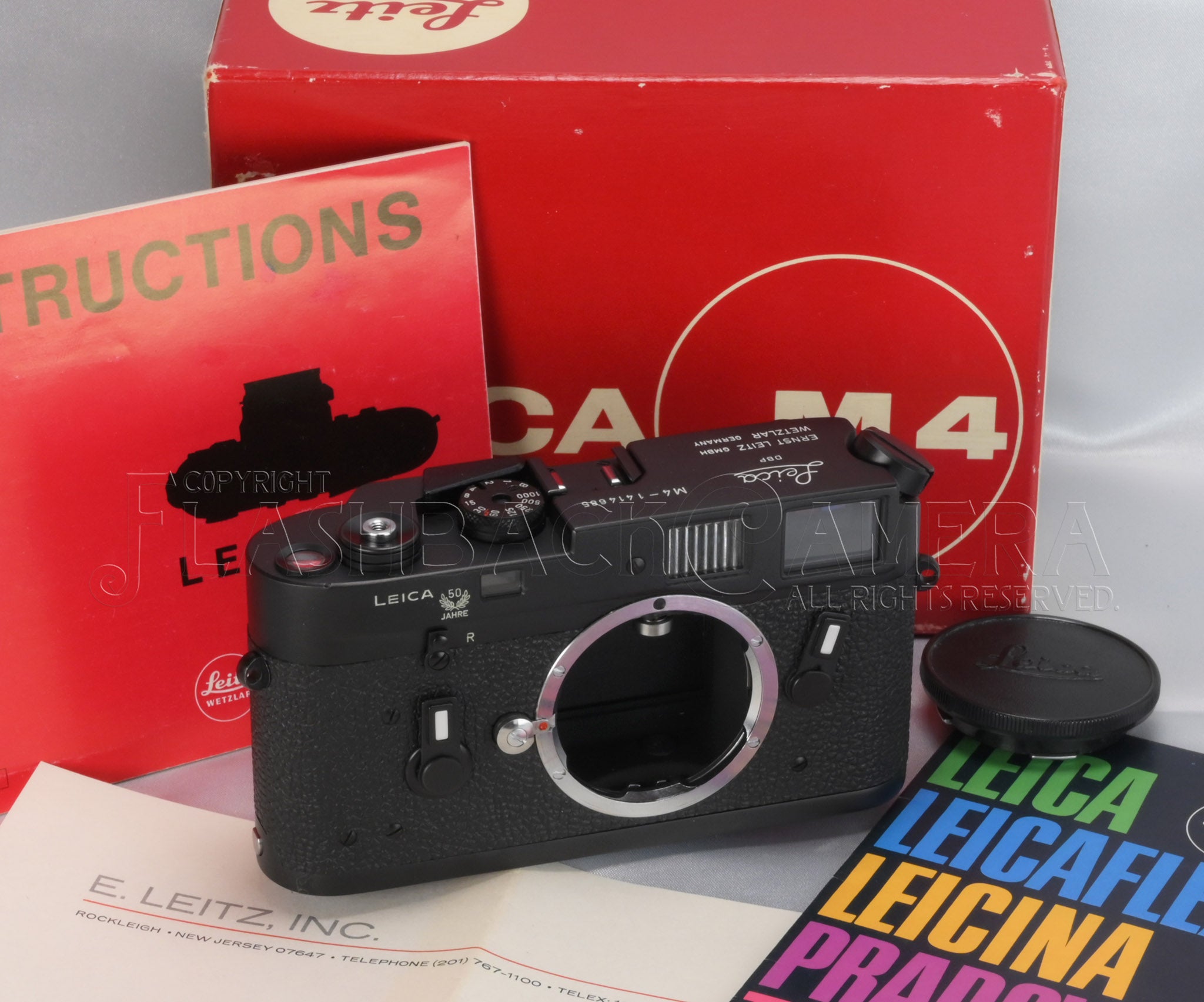 Leica M4 Black Chrome 50 Jahre – FLASHBACK CAMERA