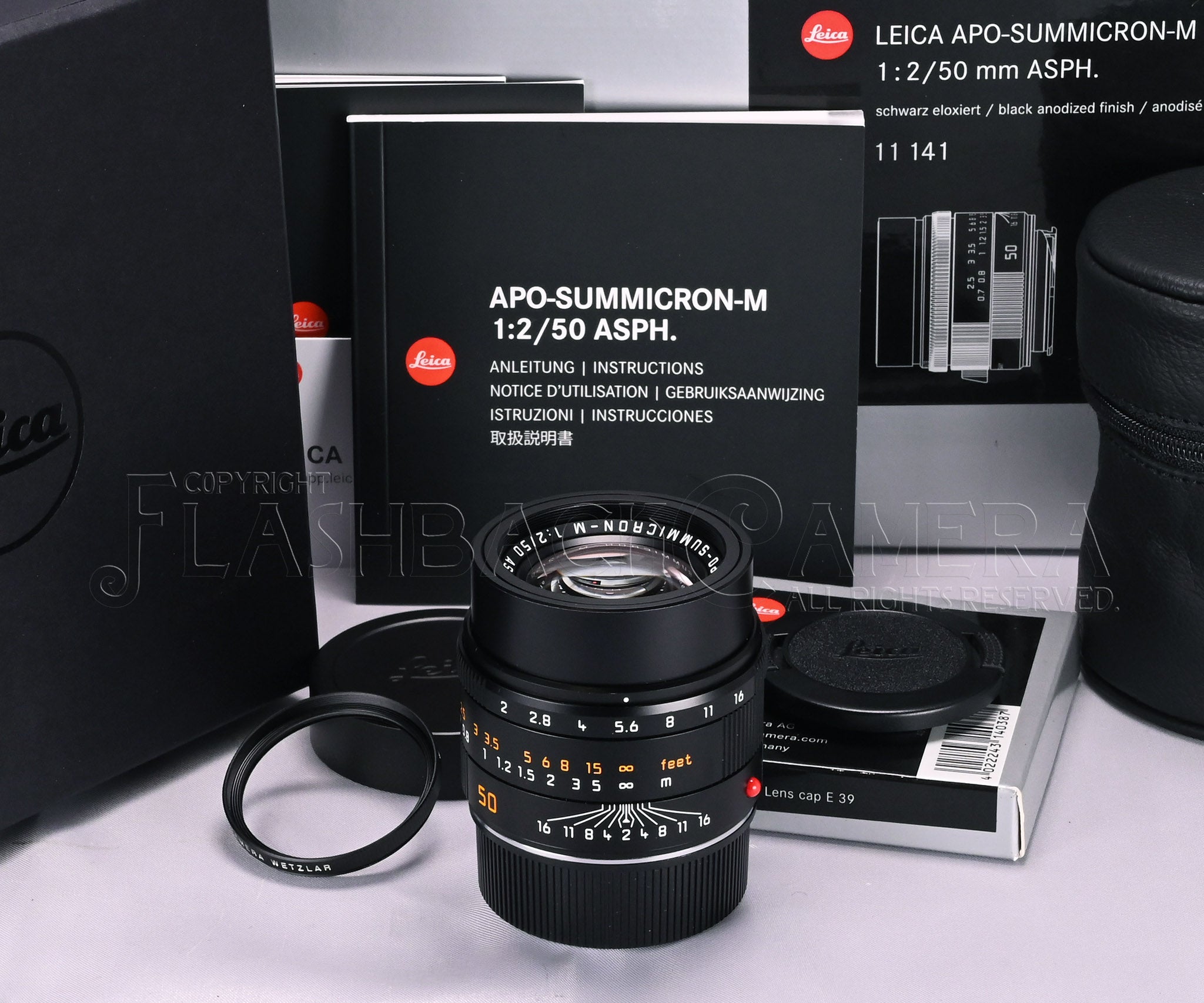 Apo-Summicron-M 50mm f2 ASPH (M) Black – FLASHBACK CAMERA