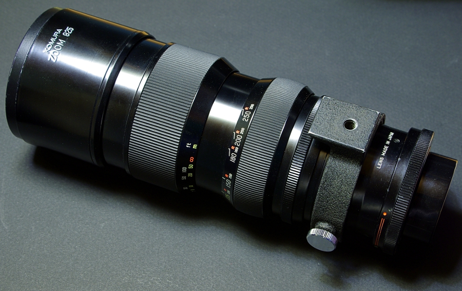 Super-Komura 90-250/4.5 Uni-Auto M42 mount