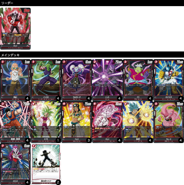 赤ジレンの優勝デッキレシピを紹介【フュージョンワールド