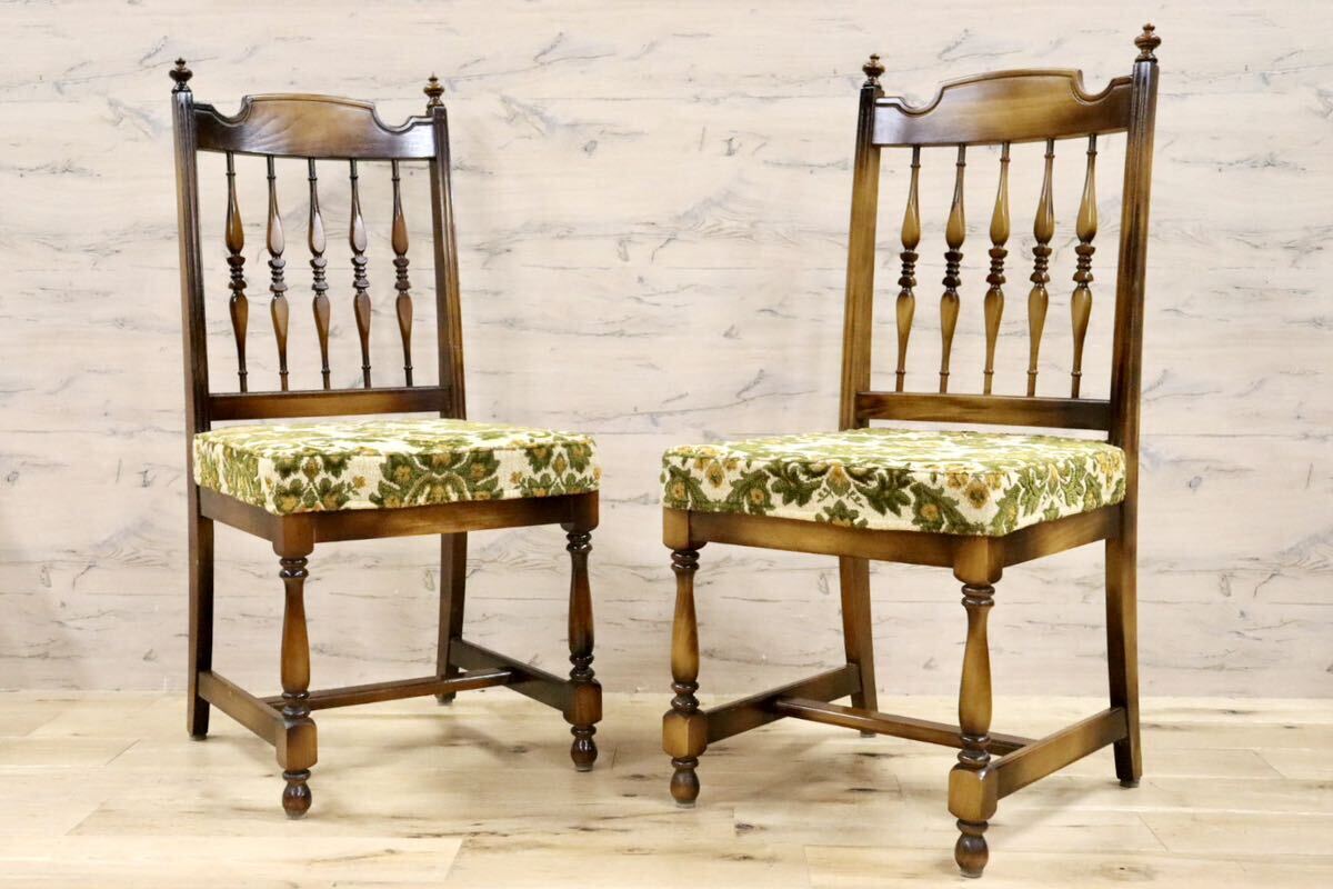 GMHH80A○karimoku / カリモク コロニアル ダイニングチェア 2脚セット