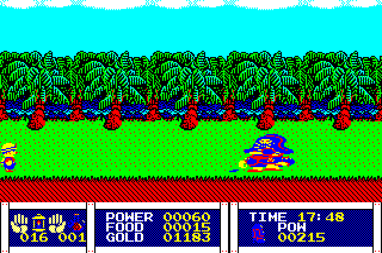 うっでいぽこ for SHARP X1 (C)1986 デービーソフト